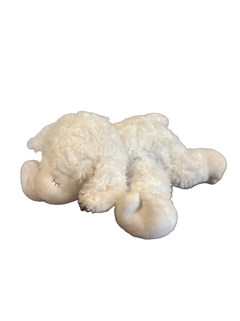 Baby Gund White Winky Sheep Lamb Plush Stuffed Animal Sleeping Eyes 4057005 12